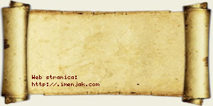 Jana Vasiljević vizit kartica